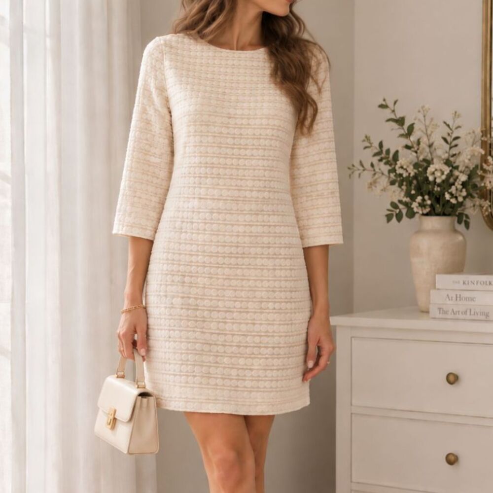 Kate Spade New York Ashby Dress – Winter Seaside Cream – Size 0